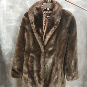 Vintage Mossimo Faux Fur Coat S